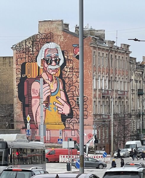 Kaupunki täynnä katutaidetta