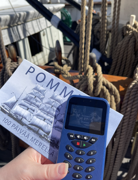 Pommern laivalle audioguide mukaan!