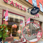 Polkagris Kokeri myy perinteisä ruotsalaisia makeisia Vanhassa kaupungissa.