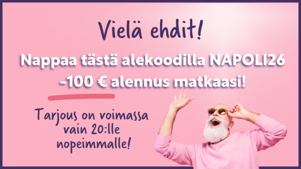 Napoli ja Amalfin kiertomatka, alennus