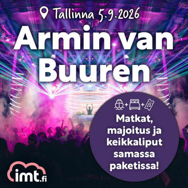 Armin van Buuren keikkamatka Tallinnaan, 1 yö