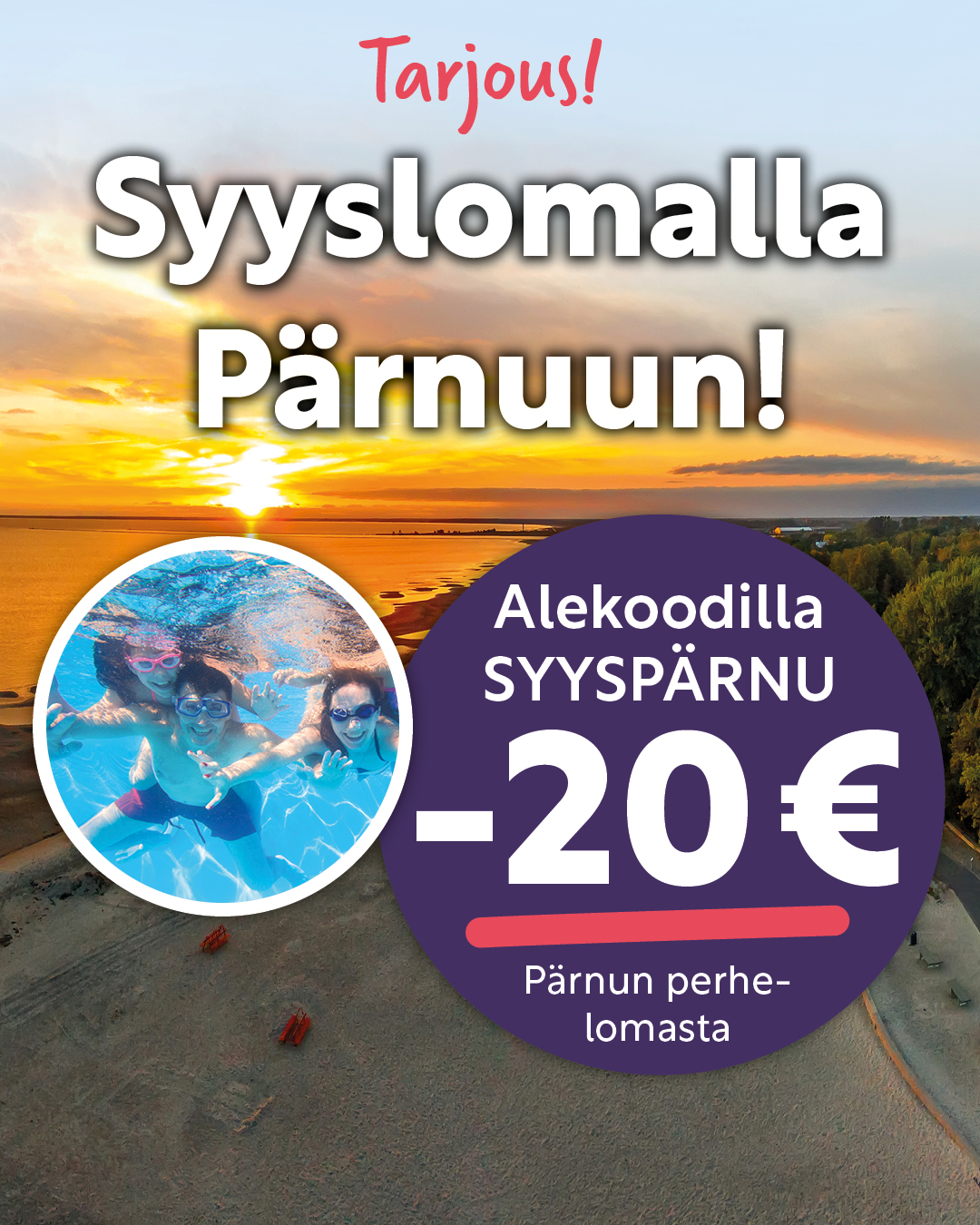 Syyslomatarjous, Pärnu, alekoodi perhelomasta
