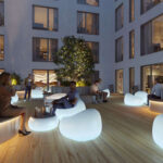 Sisäpiha, Novotel Tallinn
