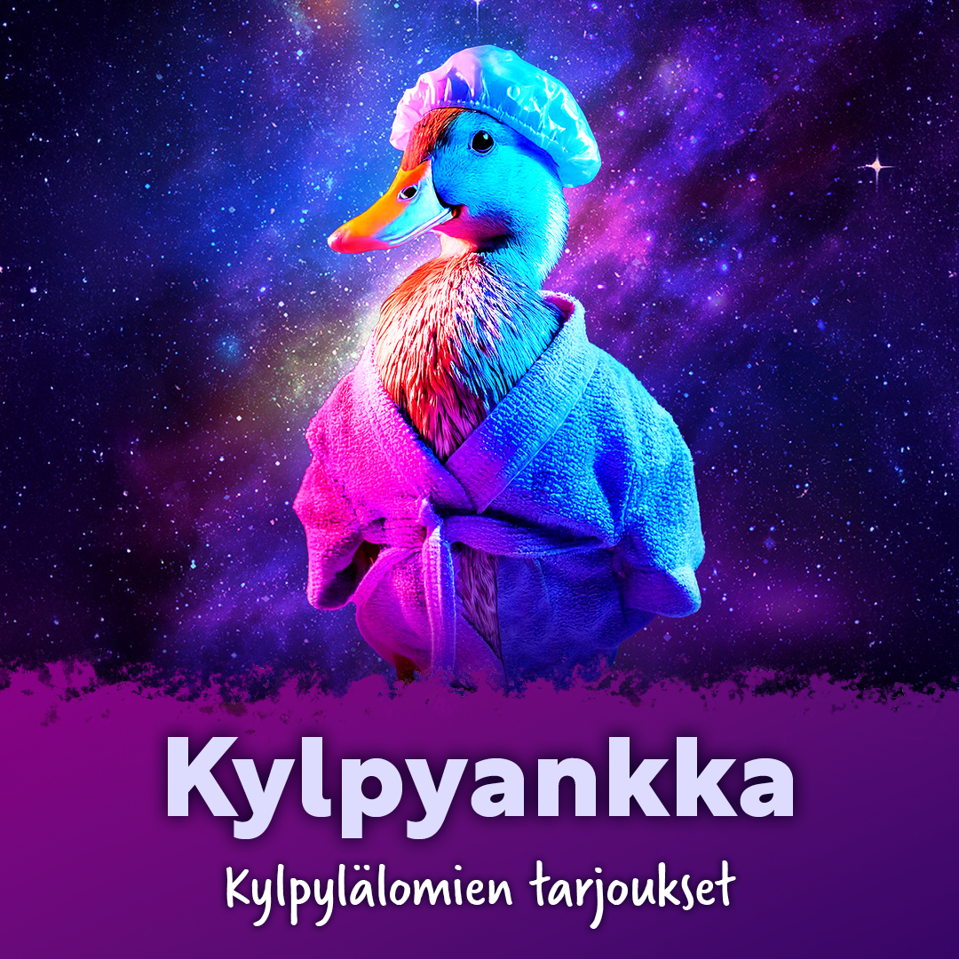 Neliö Öörli Böörd Kylpyankka - Kylpylälomien tarjoukset