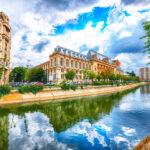 Romania, Bukarest: Dambrovita-jokinäkymä