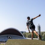 Frisbeegolf tapahtuma Tallinnan Laululavalla
