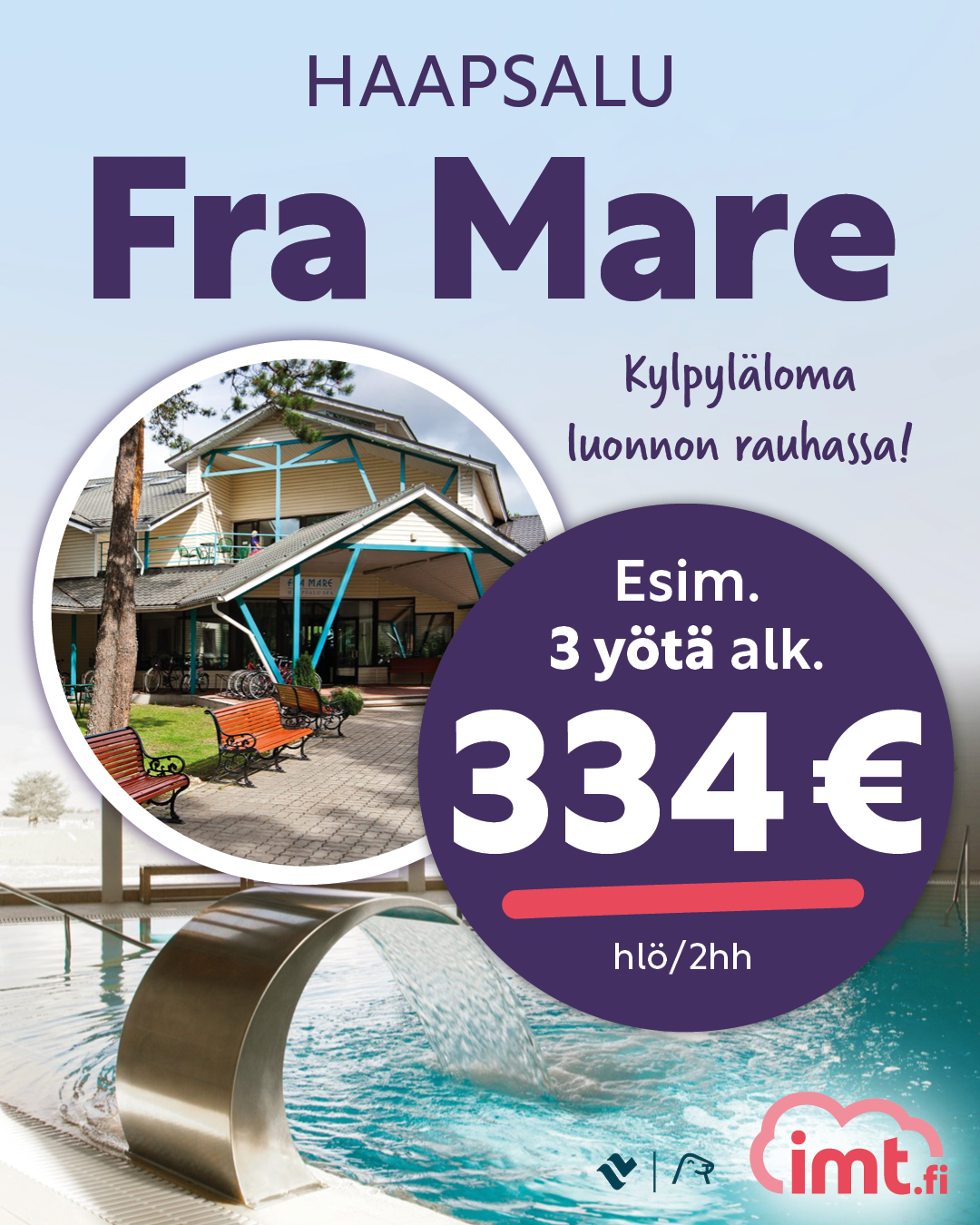 Fra Mare alk. 334 €/3 yötä