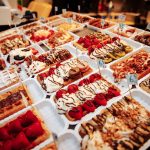 Belgialaiset vohvelit joulumarkkinoilla