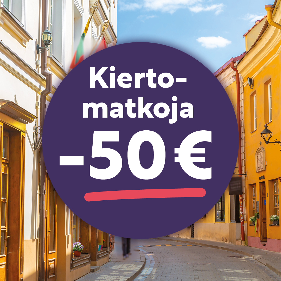 Kiertomatkat -50 €