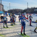 Viestin vaihtoalueella odottava tunnelma, Ampumahiihdon maailmancup Otepää 2026 📷 Anita Kantola