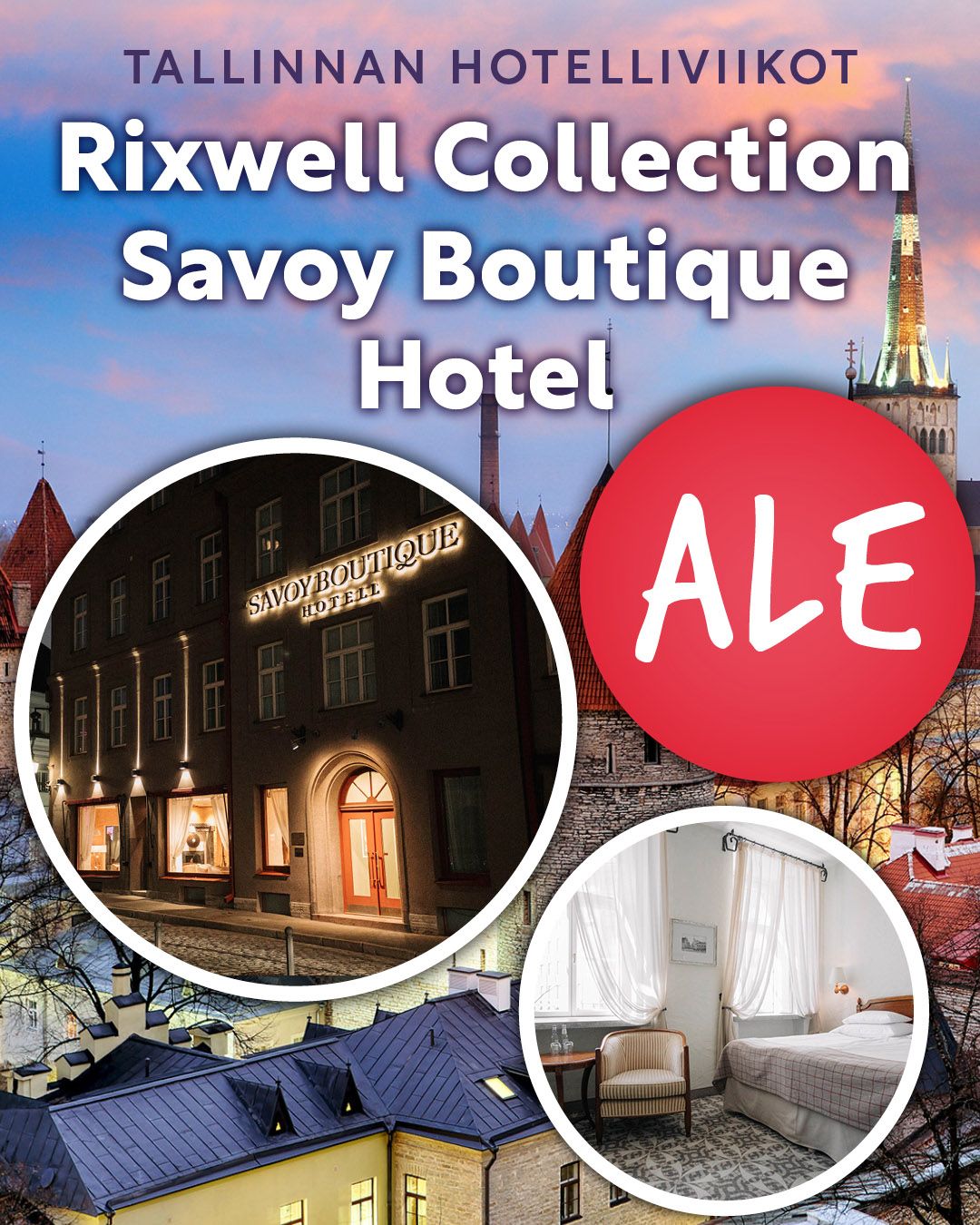 Tallinnan hotelliviikot - Rixwell Collection Savoy Boutique Hotel